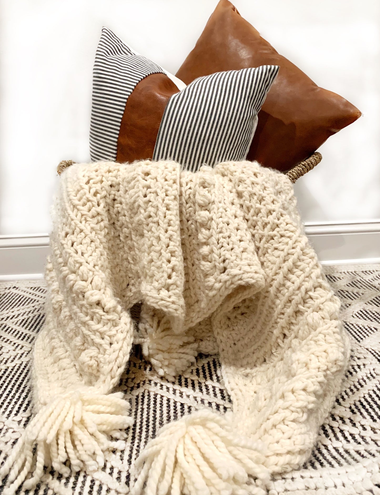 Gemma Crocheted Throw