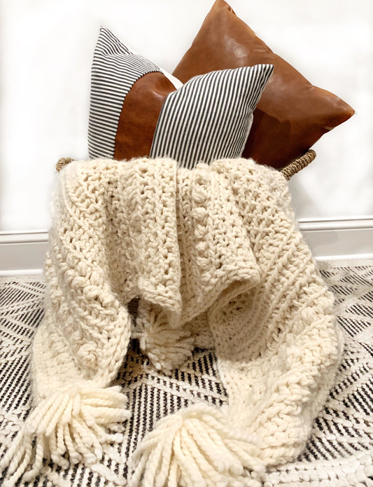 Gemma Crocheted Throw