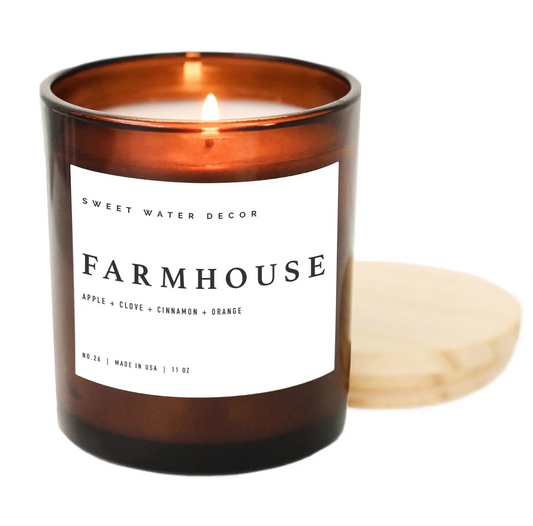 Farmhouse Soy Candle, 11oz